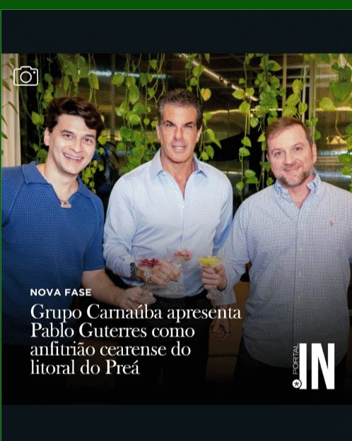 Matéria do Portal IN sobre o Grupo Carnaúba no litoral do Preá