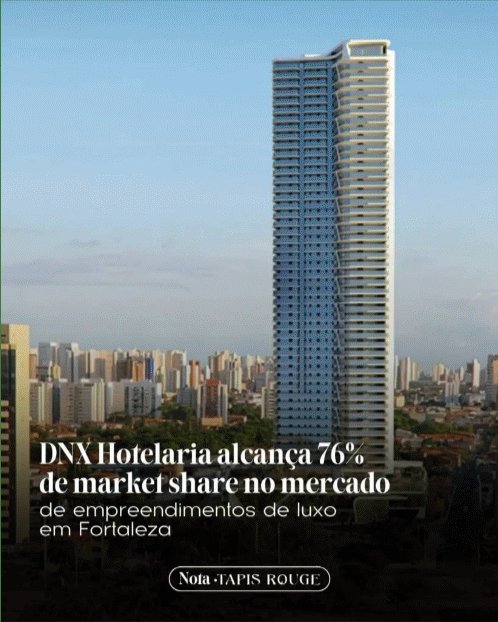 Nota sobre o market share da DNX Hotelaria em Fortaleza